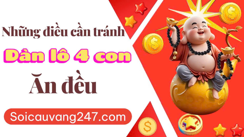 dàn lô 4 con ăn đều