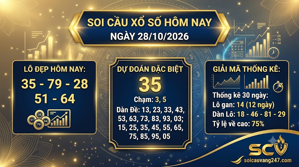 Soi cầu ngày 28/10/2026