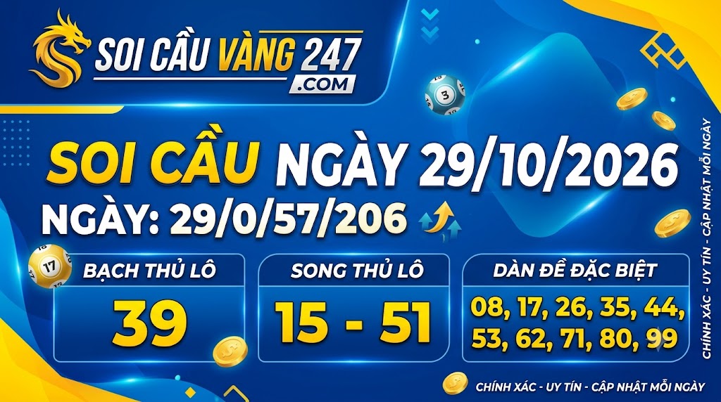 Soi cầu ngày 29/10/2026